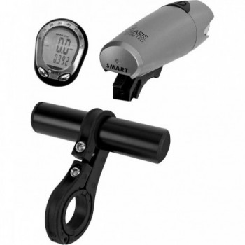 Cockpit Manubrio Regolabile M-Wave Nero per Accessori Bicicletta, Diametro 22.2-31.8 mm - 2 - Supporti e adattatori - 4015493221