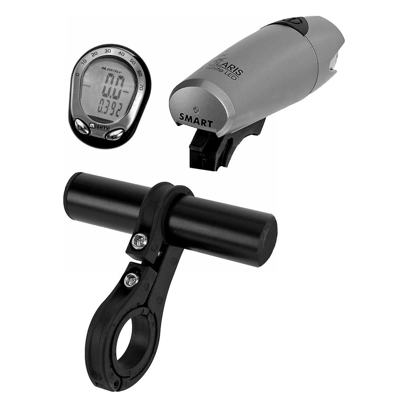 Cockpit Manubrio Regolabile M-Wave Nero per Accessori Bicicletta, Diametro 22.2-31.8 mm - 2 - Supporti e adattatori - 4015493221