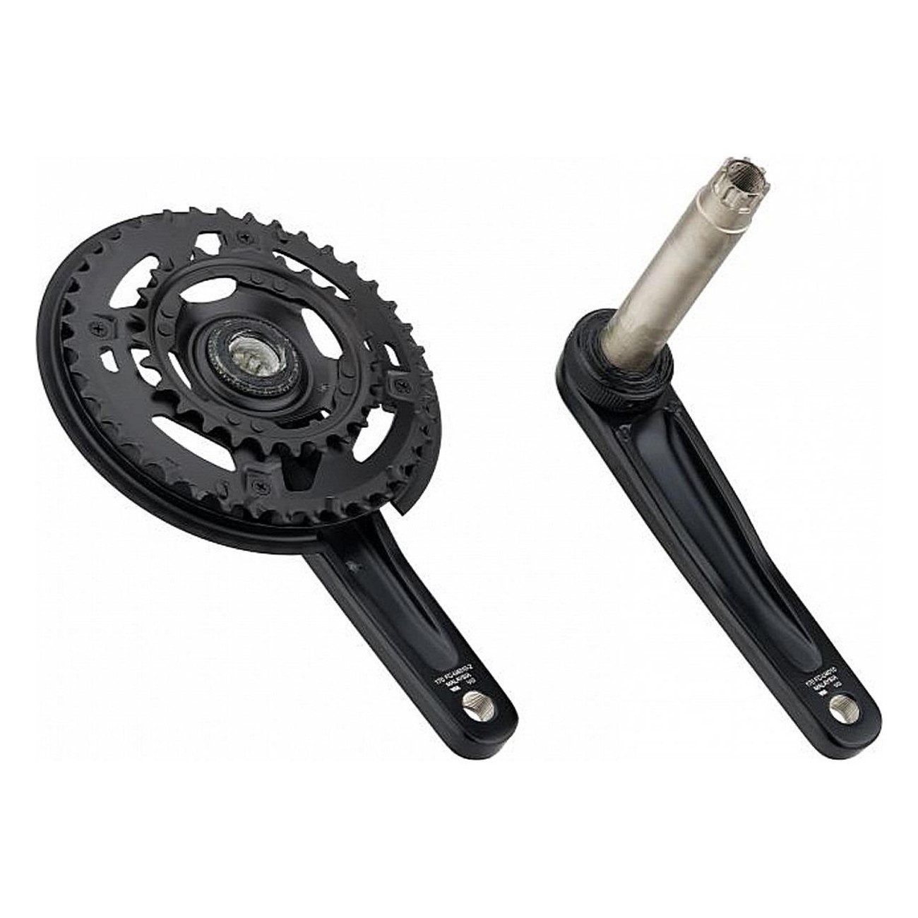 Shimano CUES 9/10V Kurbelgarnitur 30/46 Zähne, 170 mm - Integrierte Achse LINKGLIDE - 2