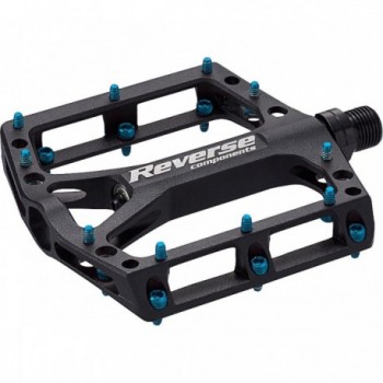 Pedal de Retroceso Black One Negro-Azul de Aluminio CNC para MTB - 1