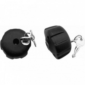 2 Anti-Theft Knobs Kit for Car Bike Racks - Compatible with Siena, Pure Instinct, Firenze, Padova, Parma, Zephyr - 1