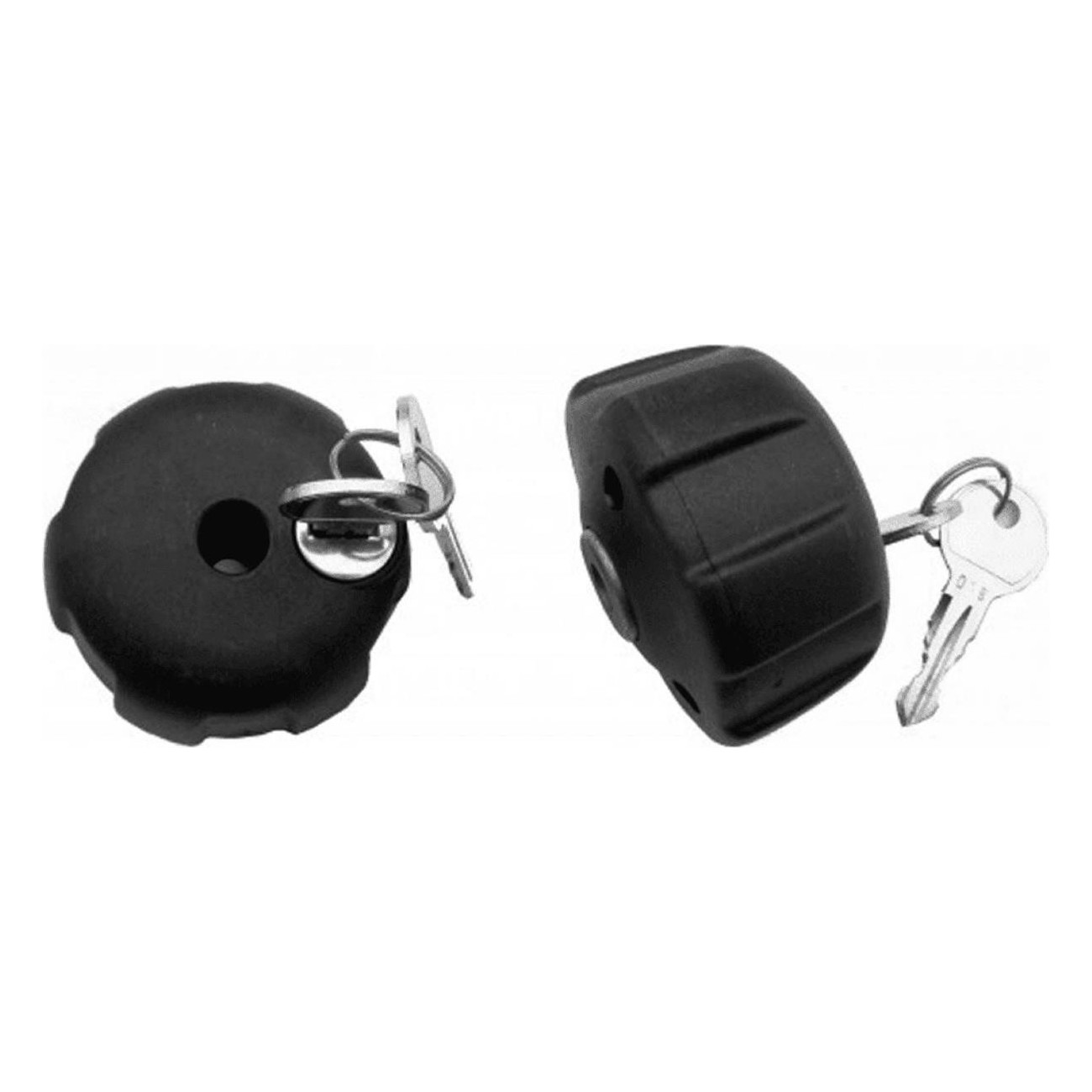 2 Anti-Theft Knobs Kit for Car Bike Racks - Compatible with Siena, Pure Instinct, Firenze, Padova, Parma, Zephyr - 1