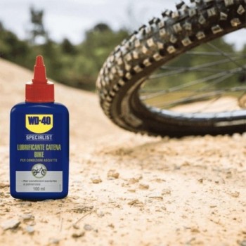 WD-40 Bike Dry Chain Lubricant with PTFE 100ml - Ideal for Dry and Dusty Conditions - 2