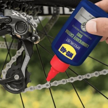 Lubricante de Cadena Seco WD-40 Bike con PTFE 100ml - Ideal para Polvo - 3