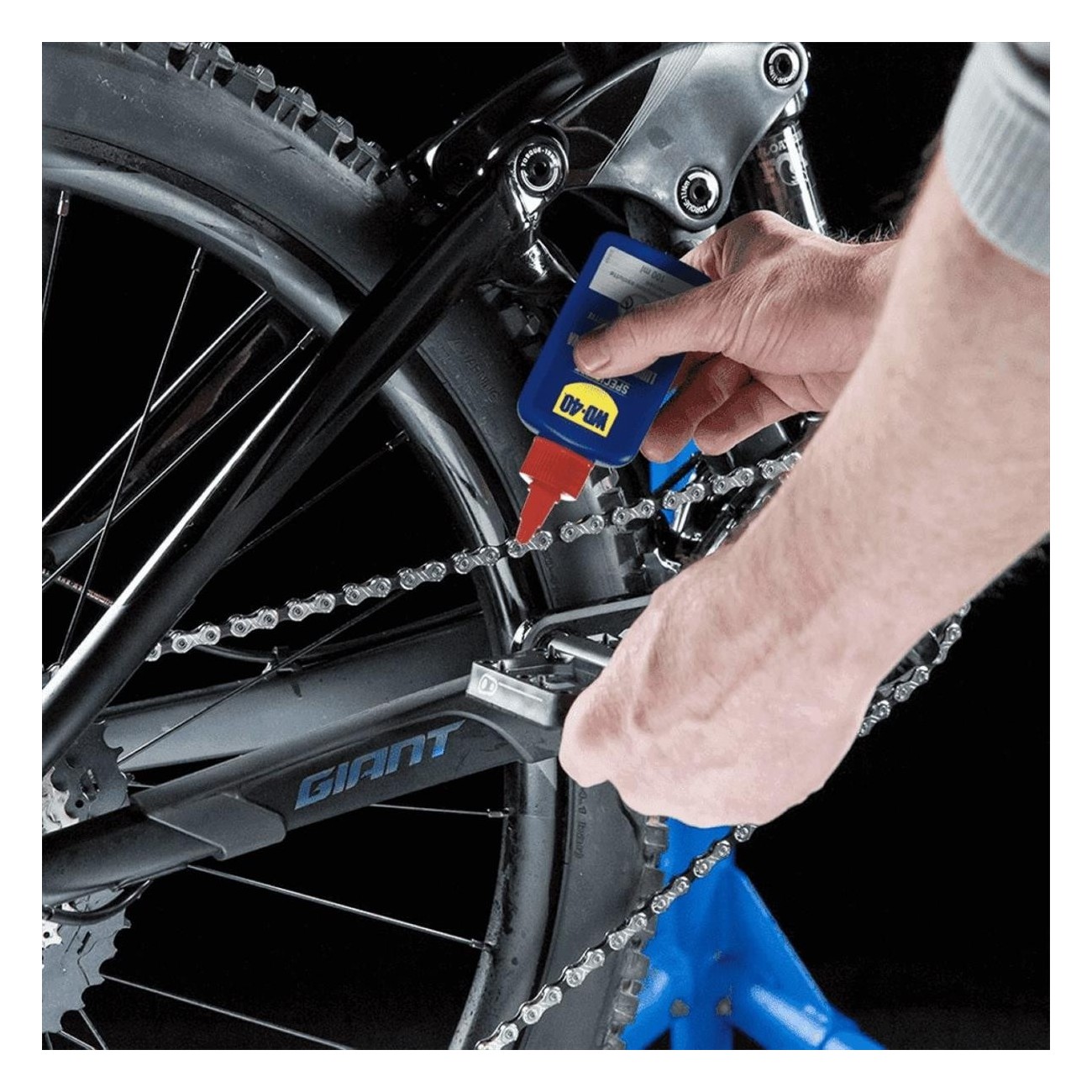 WD-40 Bike Dry Chain Lubricant with PTFE 100ml - Ideal for Dry and Dusty Conditions - 4