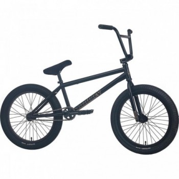 Sunday Forecaster LHD 21' Matte Black BMX Bike (Raiford) - Chrome Frame & Odyssey Parts - 1