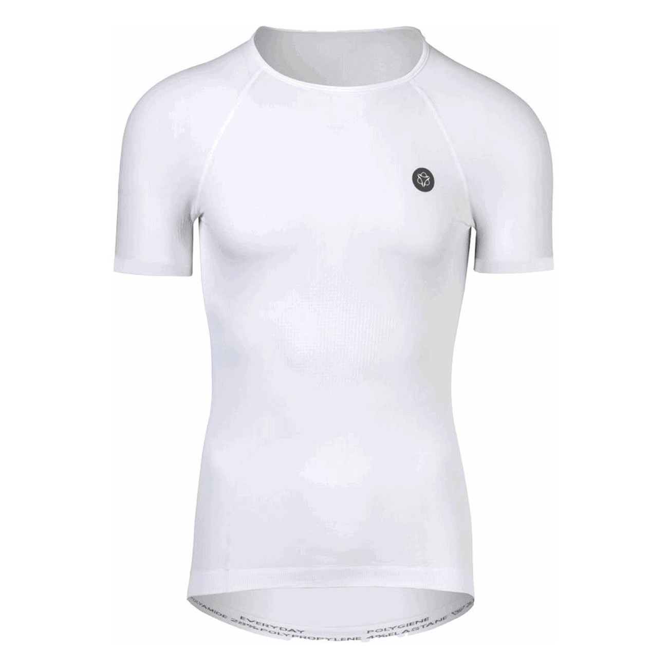 Camiseta Interior Unisex Blanca de Manga Corta S-M - Transpirable y Cómoda - 1