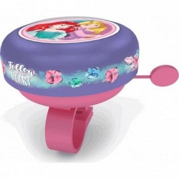 Campanello Bici Disney Princess Viola Ø55mm per Bambina - Confezione da 10 Pezzi - 1 - Campanelli - 5902308591677