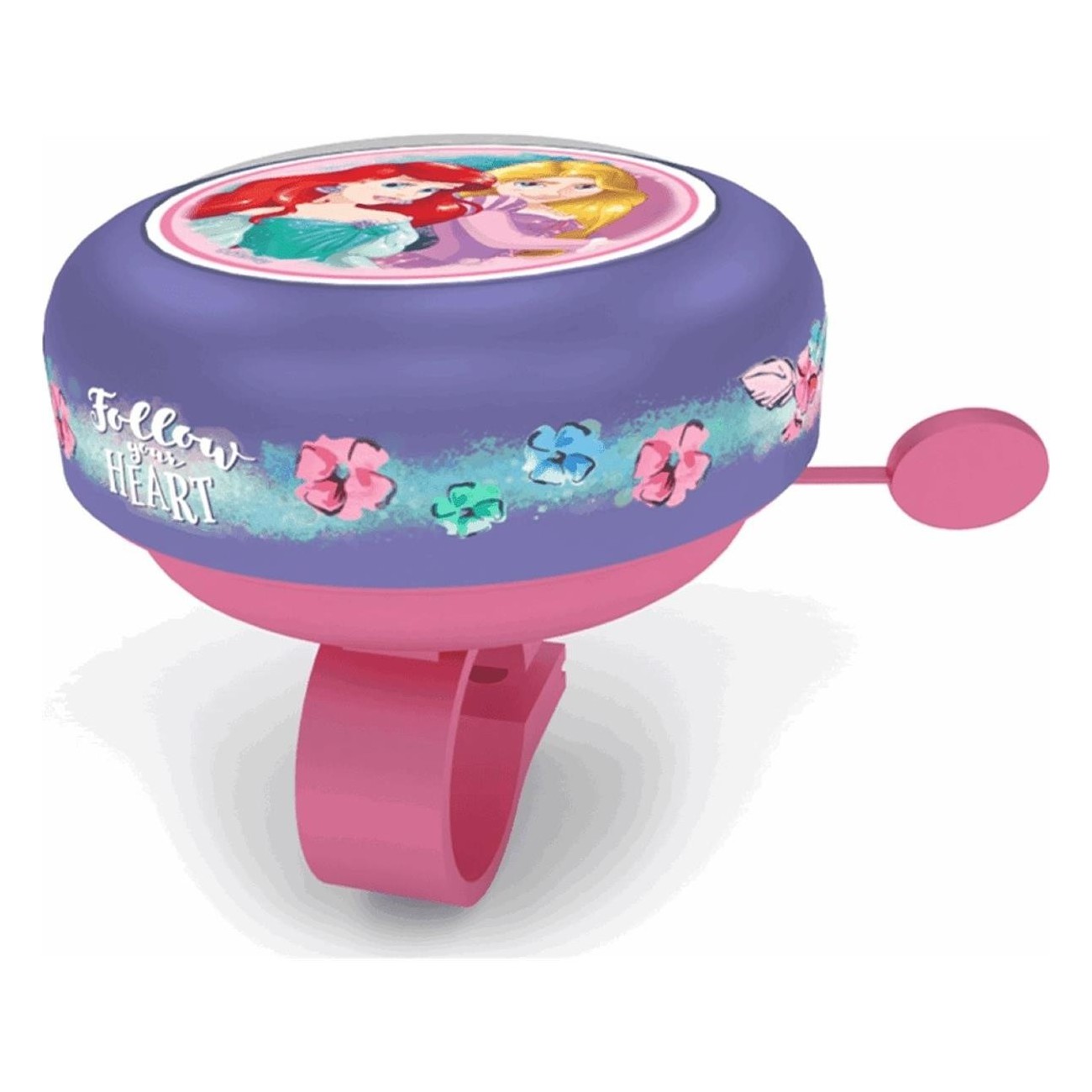 Campanello Bici Disney Princess Viola Ø55mm per Bambina - Confezione da 10 Pezzi - 1 - Campanelli - 5902308591677