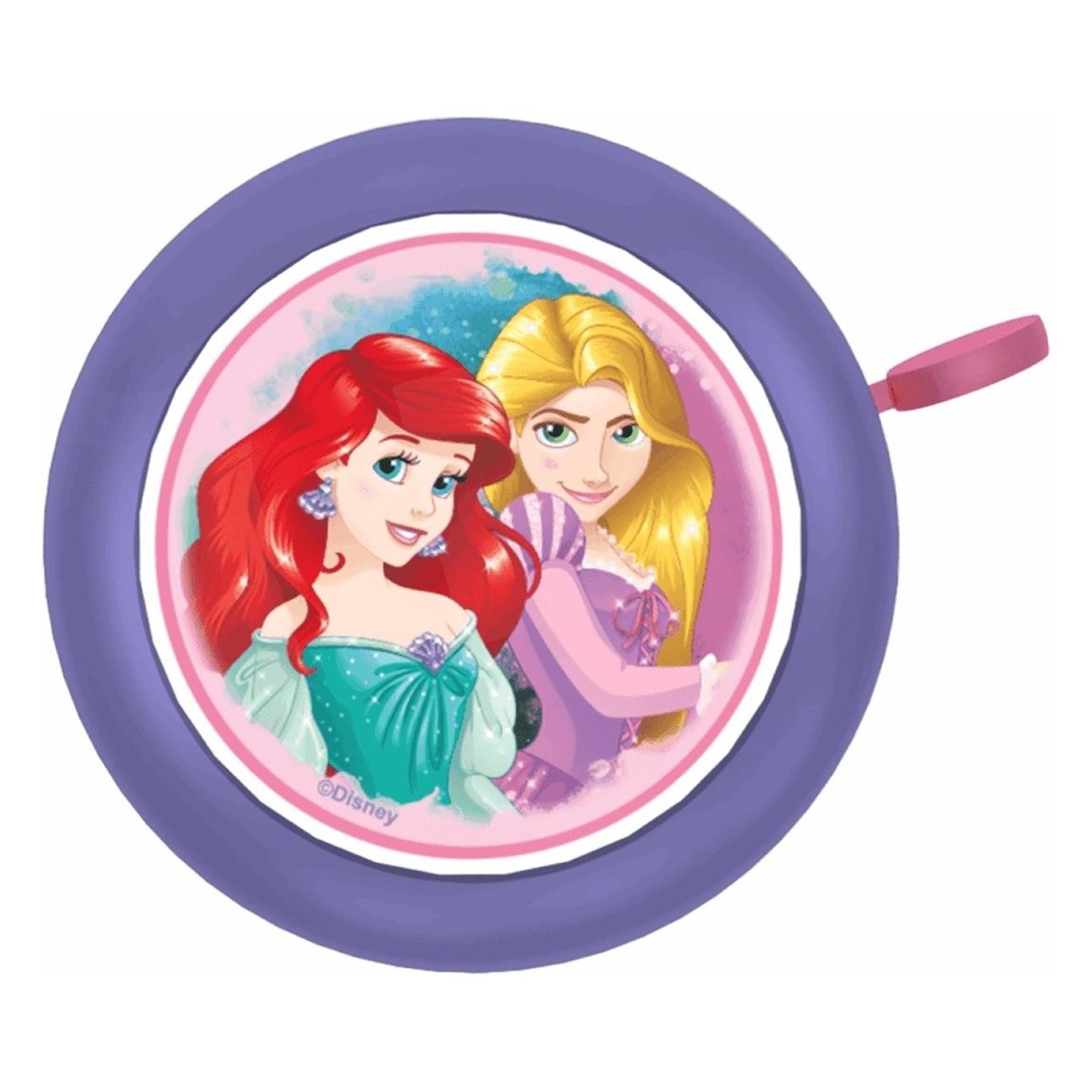 Fahrradglocke Disney Princess Lila Ø55mm für Mädchen - 10 Stück Packung - 2