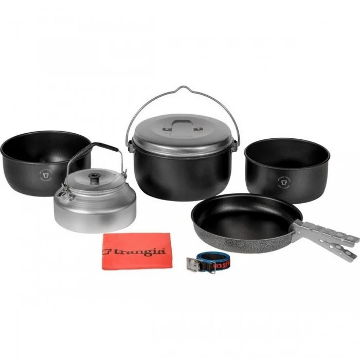 Set de Camping 24-T Complet : Casseroles, Poêle et Bouilloire pour Aventures Extérieures - 1