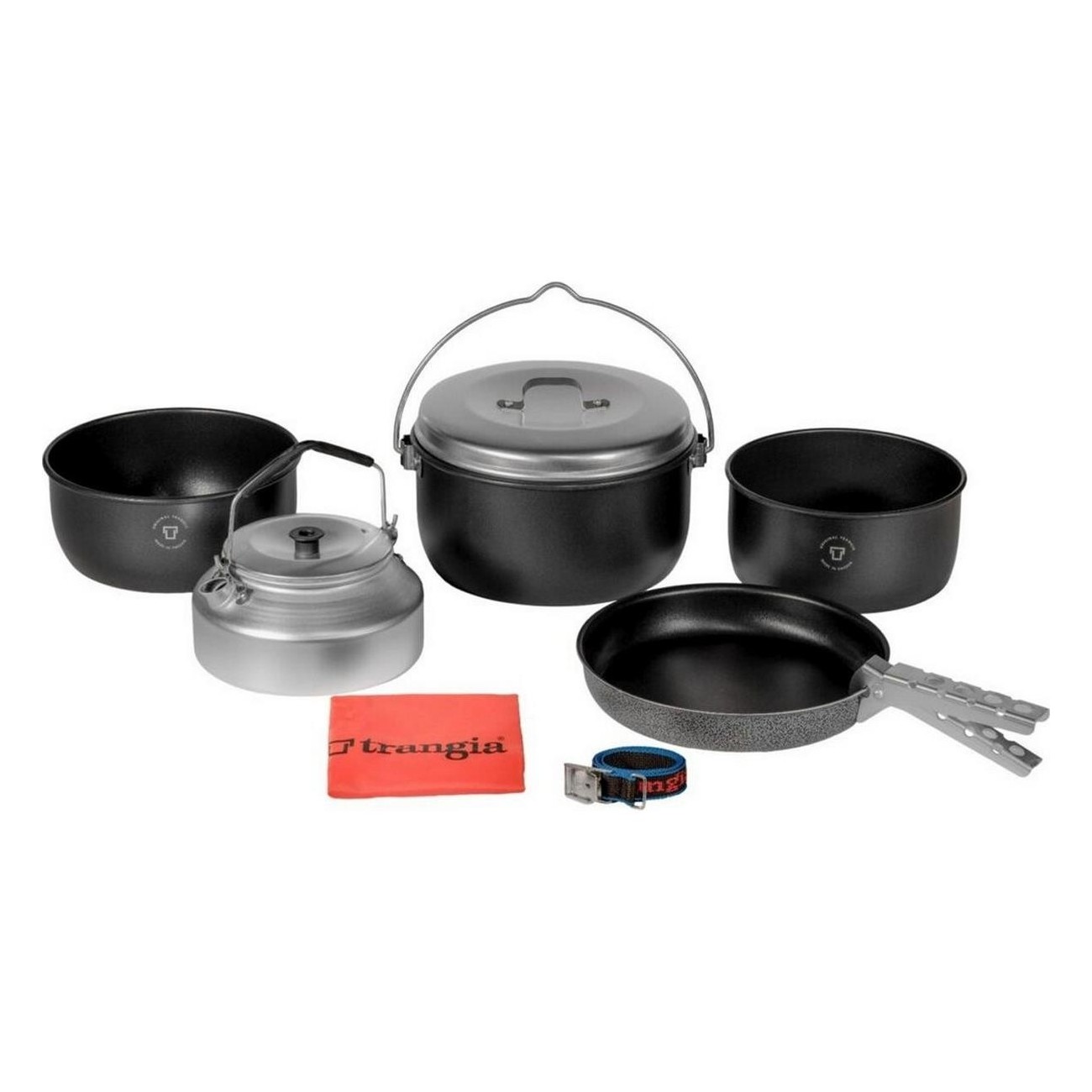 Set de Camping 24-T Complet : Casseroles, Poêle et Bouilloire pour Aventures Extérieures - 1