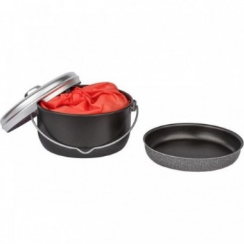 Set de Camping 24-T Complet : Casseroles, Poêle et Bouilloire pour Aventures Extérieures - 2