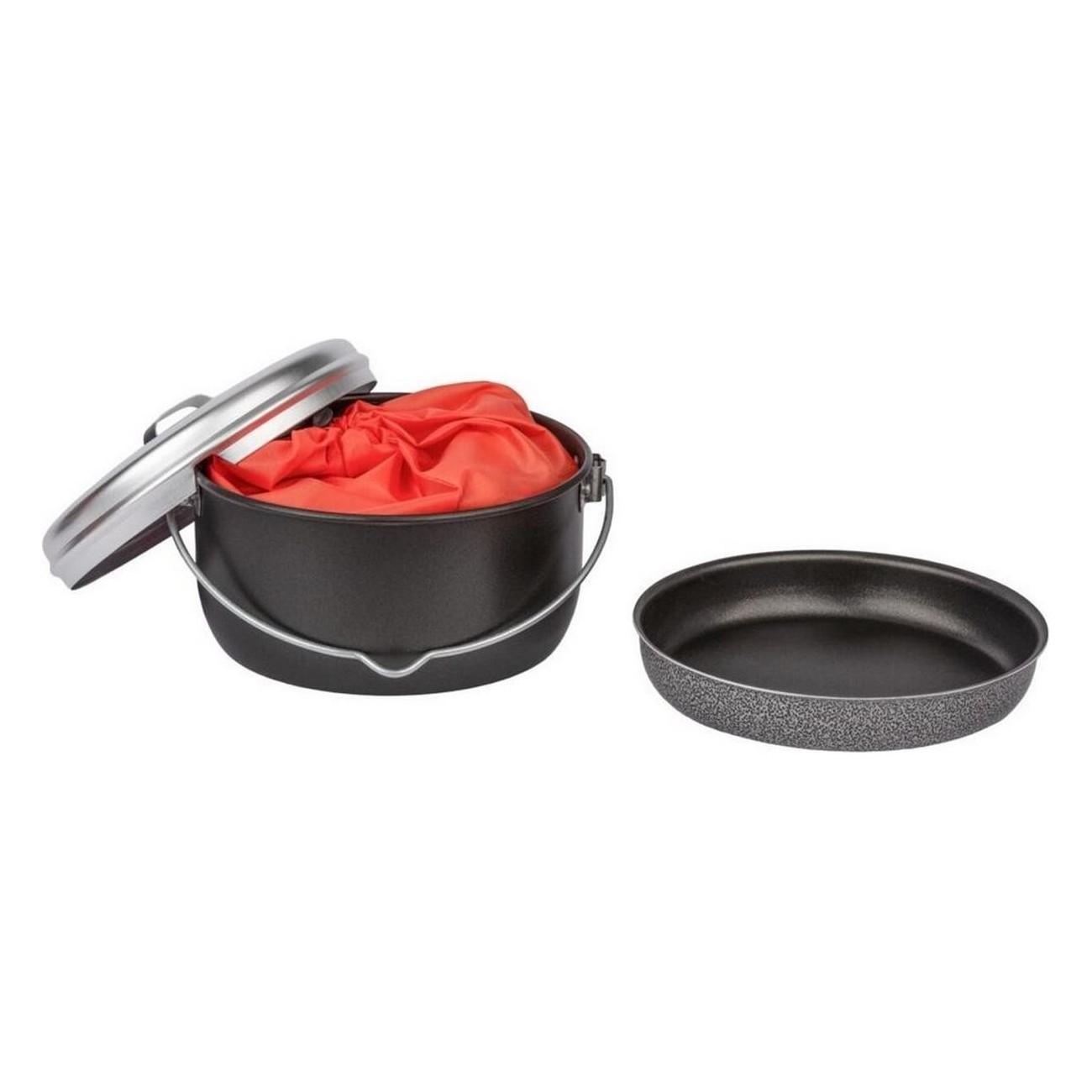 Set de Camping 24-T Complet : Casseroles, Poêle et Bouilloire pour Aventures Extérieures - 2