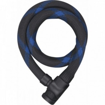 Cadenas avec câble en acier 20x850mm Noir/Bleu - Ivera Cable 7220 pour vélo - 1