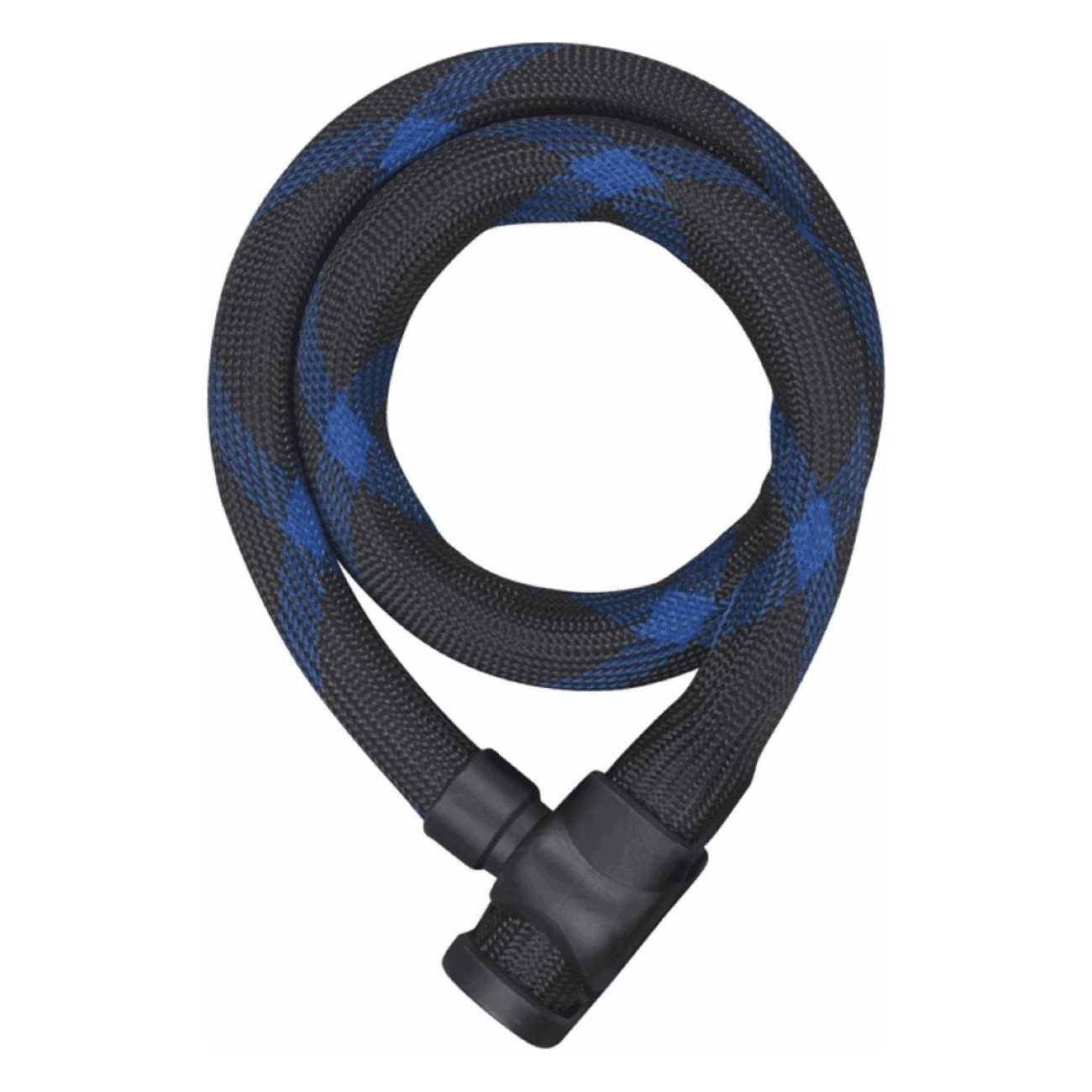 Cadenas avec câble en acier 20x850mm Noir/Bleu - Ivera Cable 7220 pour vélo - 1