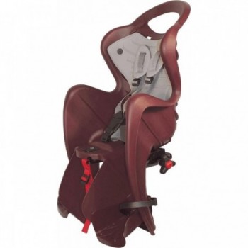 Siège Arrière pour Vélo MR FOX Rouge BELLELLI - Porte-bagages 22kg - 1