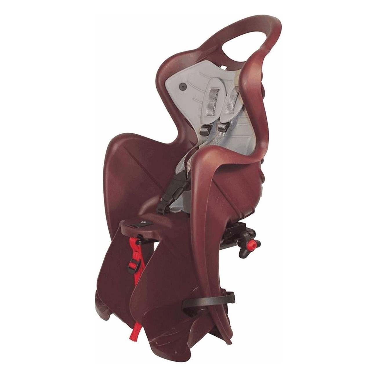 Siège Arrière pour Vélo MR FOX Rouge BELLELLI - Porte-bagages 22kg - 1