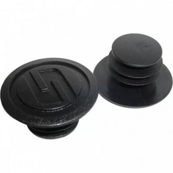 Tapones Terminales Manillar MTB SRAM - 2 Piezas, Negro, Compatibles con Barras Planas y Elevadas - 1