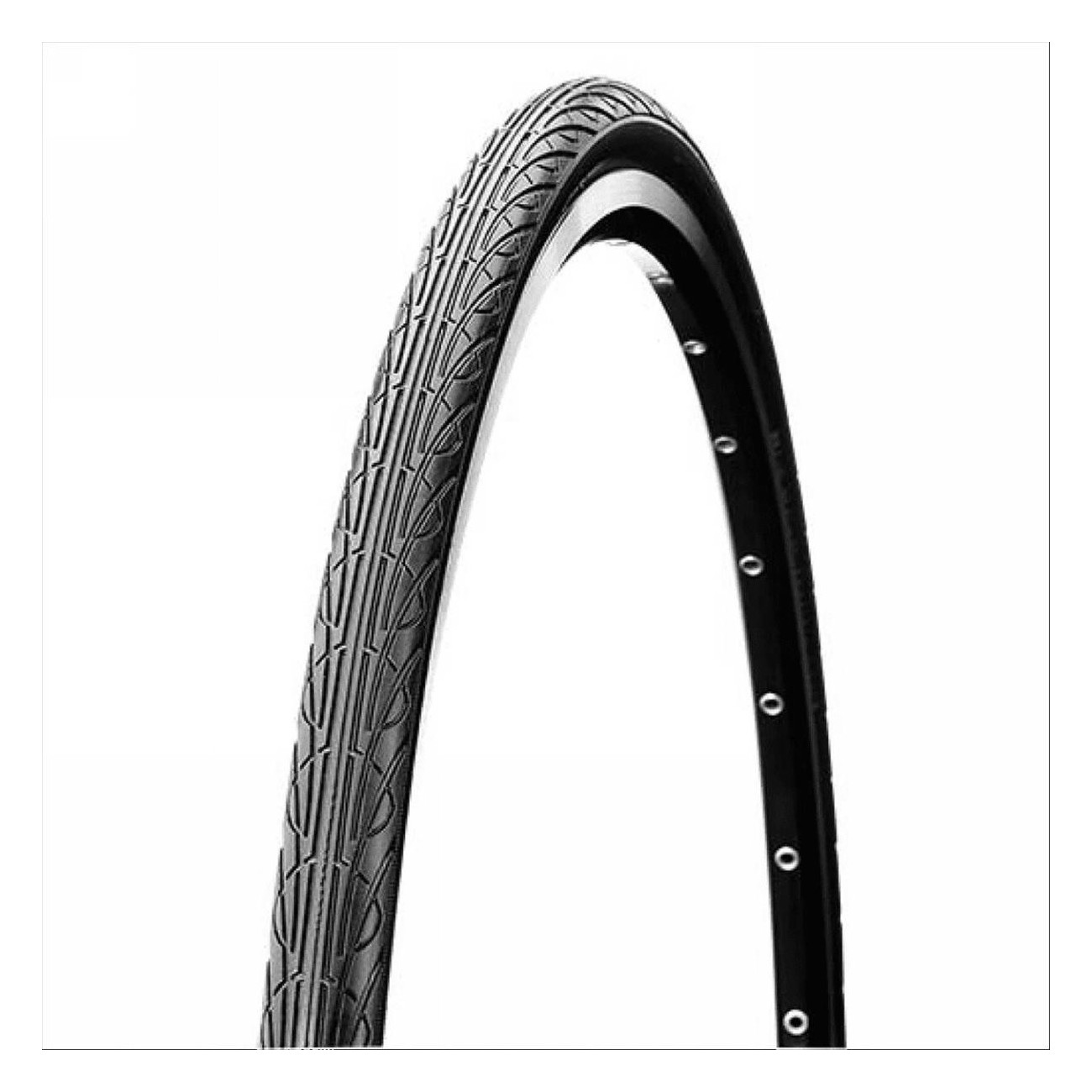 Rigid Tire 700x28 Black C1421 for City Trekking and Daily Use - 1