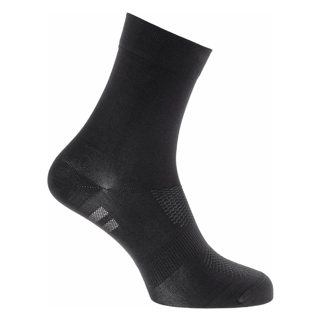 Atmungsaktive Coolmax Sportsocken 19cm Schwarz Größe S-M - 1