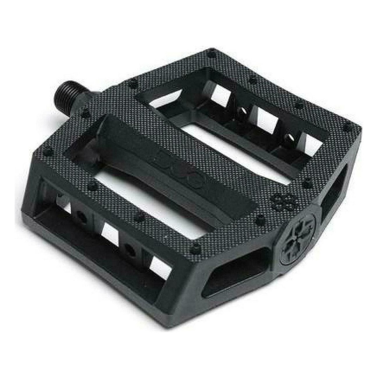 Duo PC Resilite 9/16' Black Nylon and Fiberglass Pedals for BMX - 1