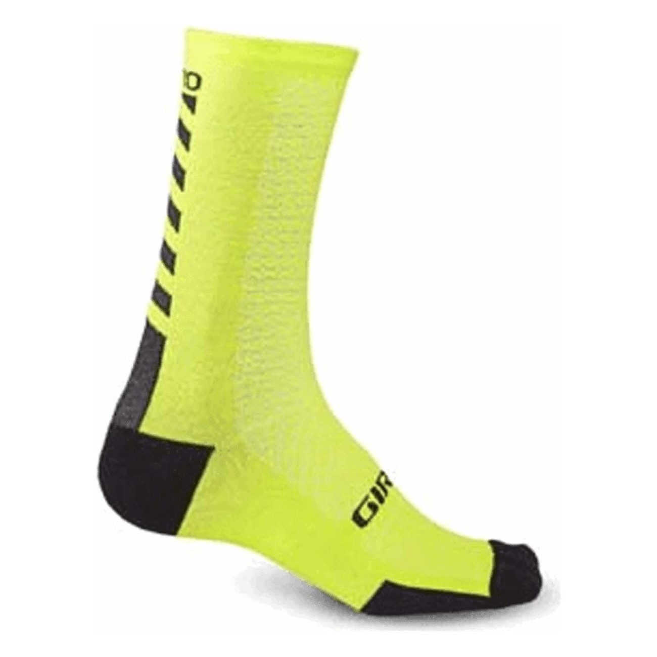 Chaussettes HRC Grip Lime/Noir en Laine Mérinos et Meryl Skinlife - Taille EU 46-50 - 1