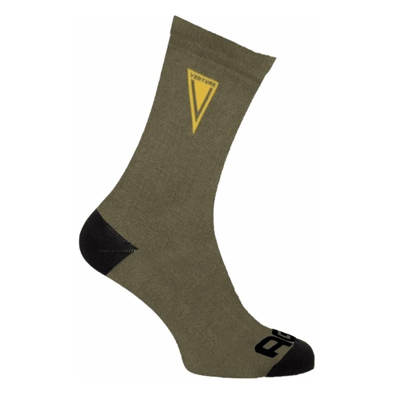 Breathable Military Green Mid-Calf Socks 19cm L-XL AGU - 1