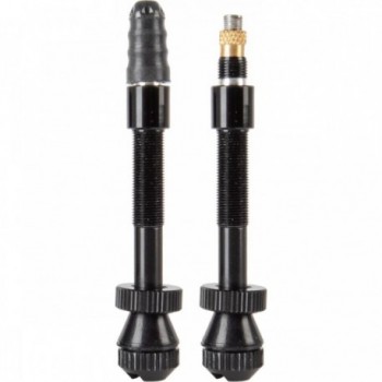 High Volume Black Aluminum Tubeless Valve 15-40mm - 1