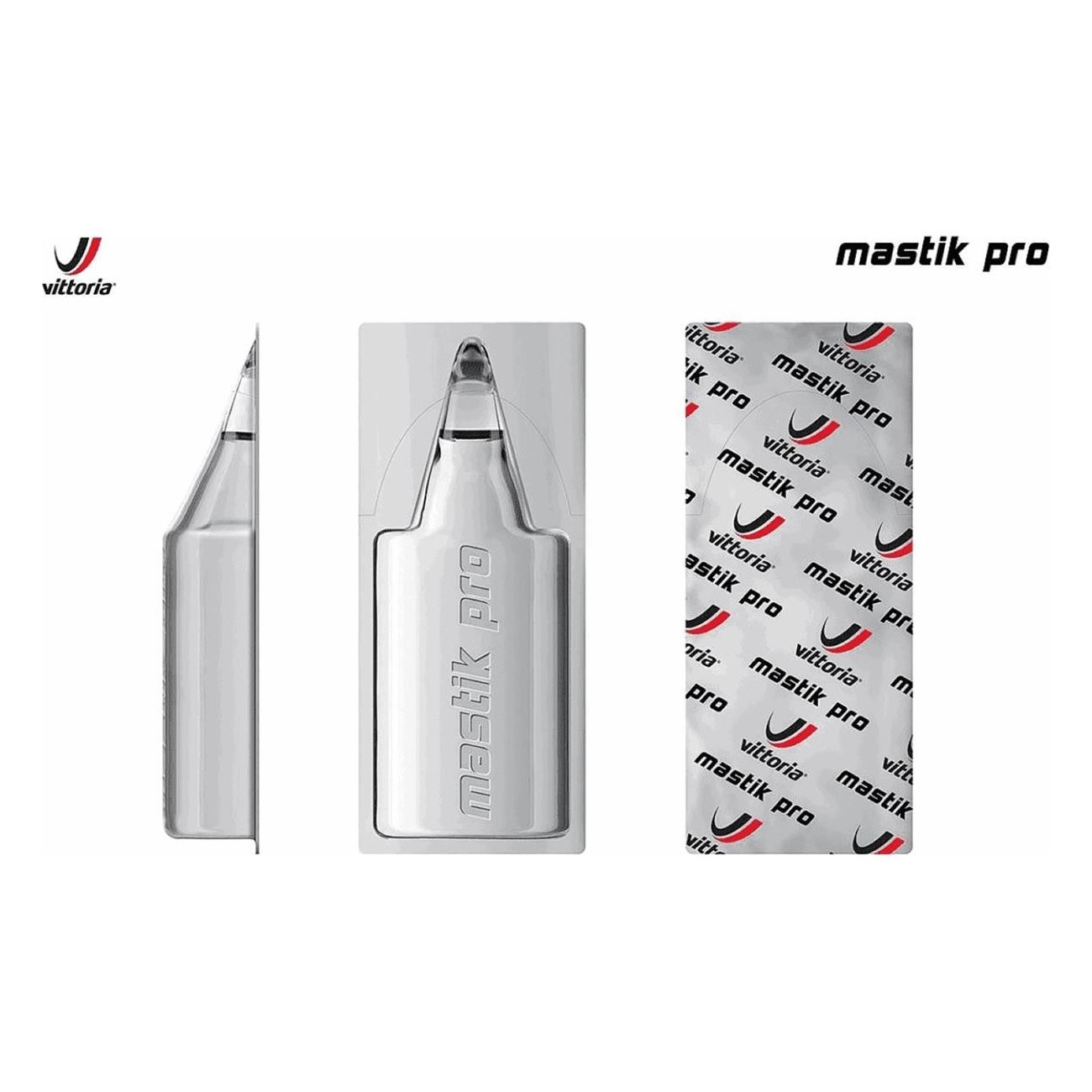 Mastique Gutta Mastik Pro para Tubulares - Paquete de 4x17ml, Adhesión Rápida y Resistente al Calor - 1