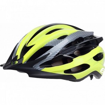 Fahrradhelm In-Mold Lime/Schwarz/Grau Größe L (58-62 cm) EN1078 - 1