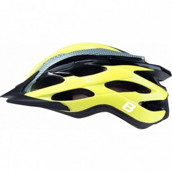 In-Mold Cycling Helmet Lime/Black/Grey Size L (58-62 cm) EN1078 Certified - 2