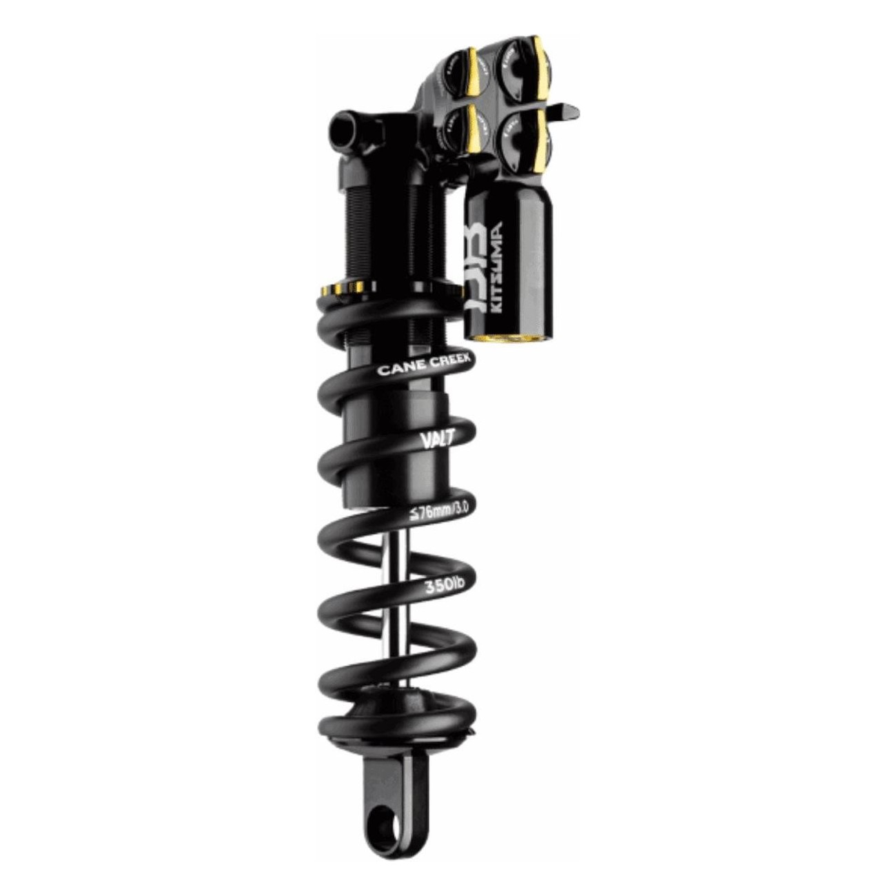 Cane Creek Kitsuma Coil Trunnion Shock 205x62.5 mm - Spring Not Included - 1