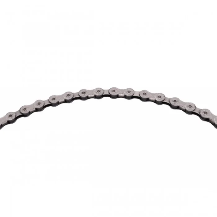 9-Speed Gray Chain with MissingLink for Shimano, SRAM, and Campagnolo - 1