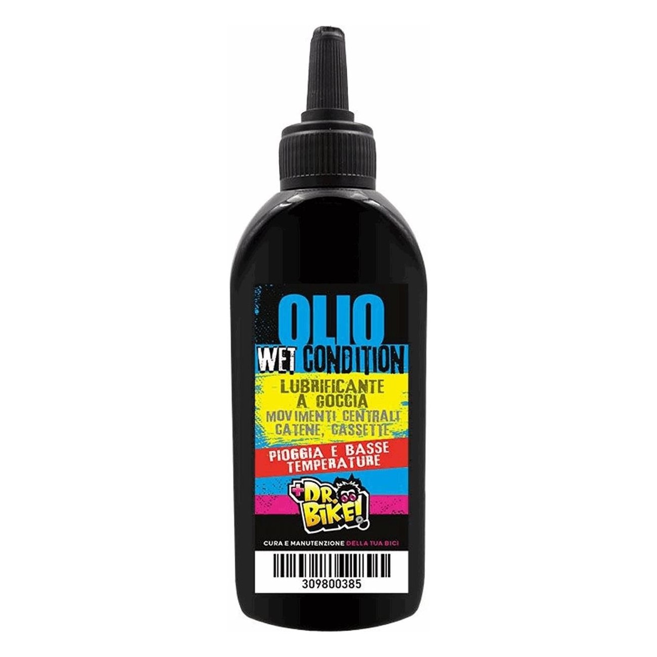 Olio Lubrificante Dr.bike 125ml per Condizioni Umide - Ideale per Biciclette - 1 - Lubrificanti e olio - 8005586230713