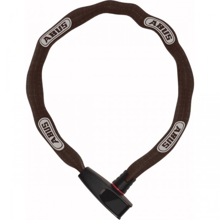 Chaîne de verrou en acier cémenté 6mm x 850mm, couleur marron - Protection vélo et moto - 1