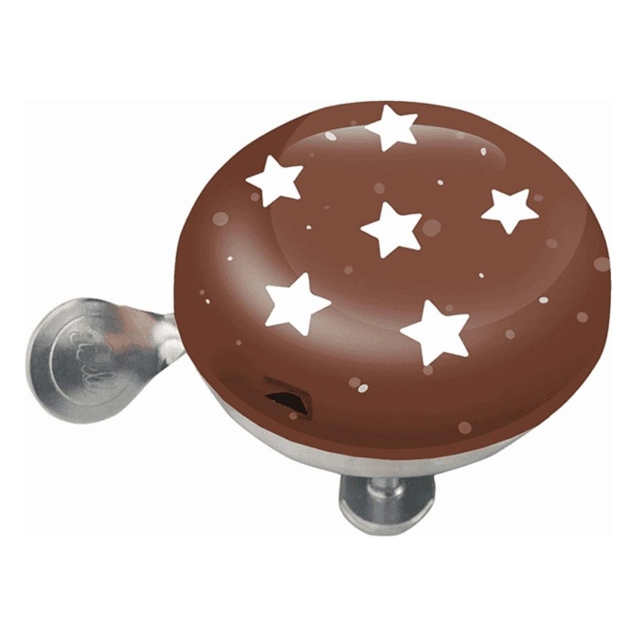 B-Urban Sugar Stars Bicycle Bell in Steel, ø 60mm, Unique Design - 1