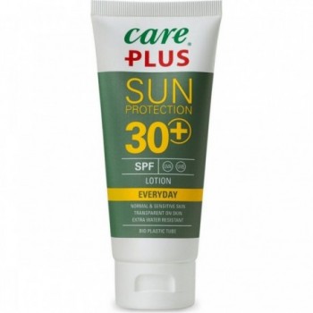 Care Plus Protezione Solare SPF30+ - Lozione Quotidiana 100ml, Resistente all'Acqua e Anti-Meduse - 1 - Protezione da insetti - 