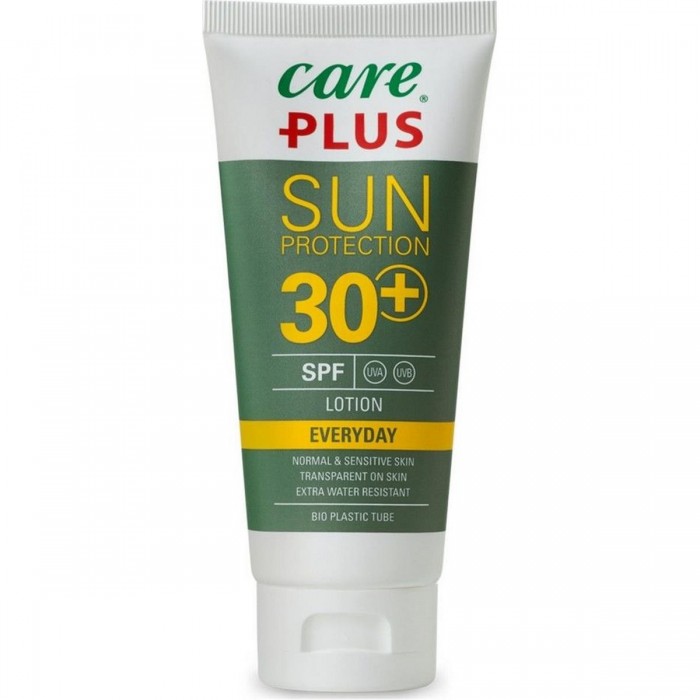 Care Plus Protezione Solare SPF30+ - Lozione Quotidiana 100ml, Resistente all'Acqua e Anti-Meduse - 1 - Protezione da insetti - 