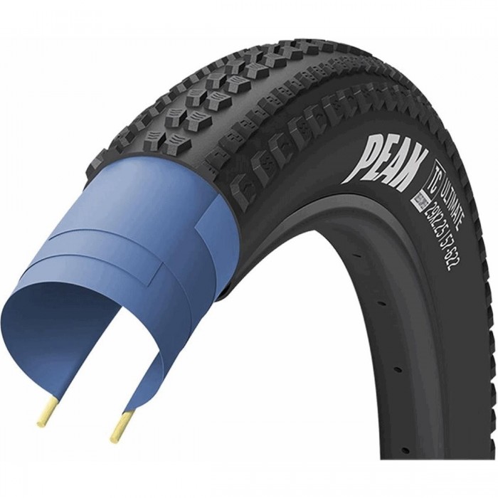 Pneu Goodyear Peak 700x40 Tubeless Noir Tout Terrain avec Technologie Dynamic Silica4 - 1