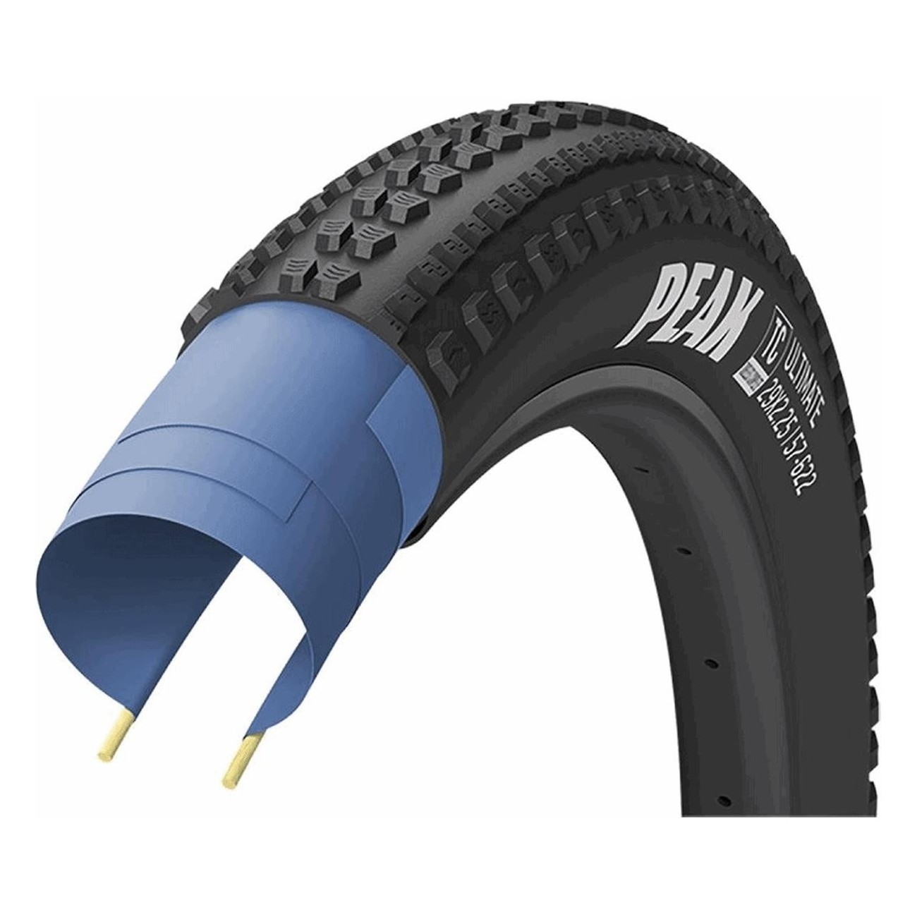 Goodyear Peak 700x40 Tubeless Black All Terrain Tire with Dynamic Silica4 - 1