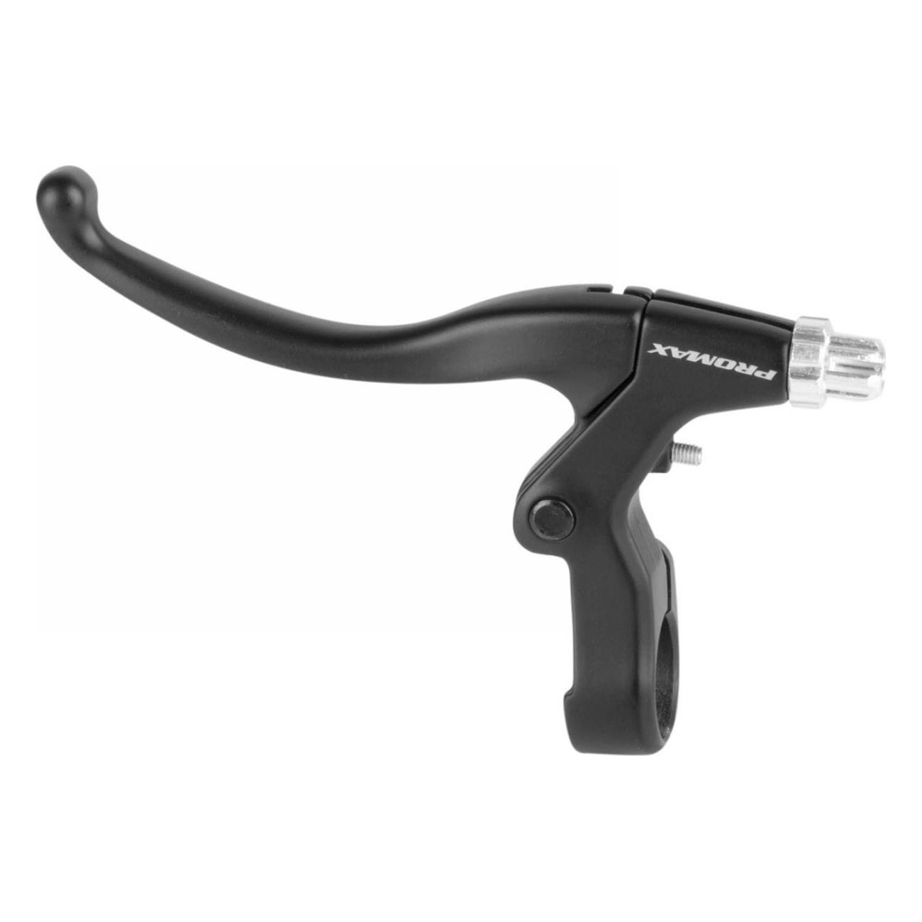 Promax 4-Finger Right Brake Lever in Matte Black Aluminum for V and Cantilever - 1