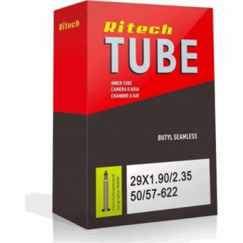 Ritech 29x1.90/2.35 Inner Tube with 48mm Threaded Presta Valve - 1