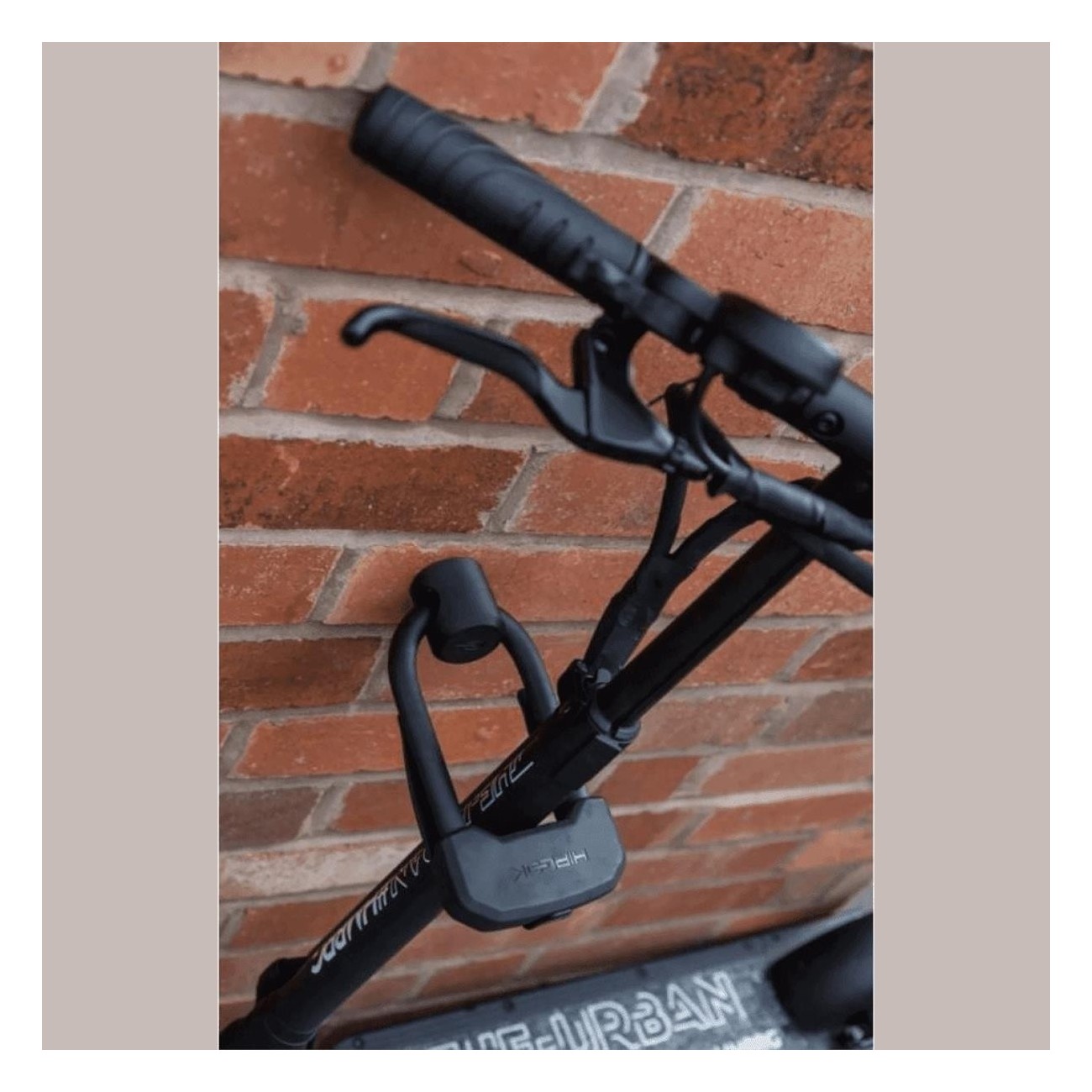 Hiplok ANKR MINI Black 50x50mm Secure Anchor for Bikes and Scooters - 1