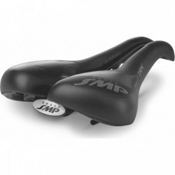 Selle TRK Medium Gel Noir pour Citybike et Vélo de Touring - Confort Élevé 2019 - 1