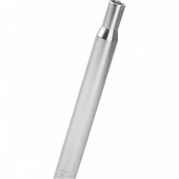 MVTEK Silver Aluminum Straight Seatpost 25.4mm x 300mm - Durable & Lightweight - 1