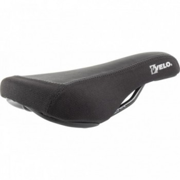 Selle BMX Velo Melow 247x137 mm Noir avec Protection Antiabrasion - 1