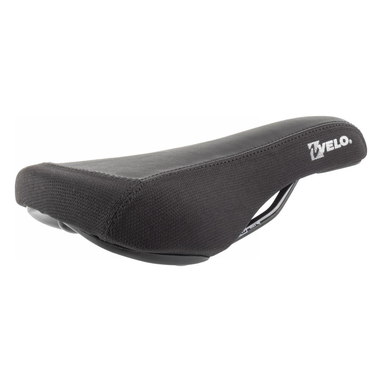 Selle BMX Velo Melow 247x137 mm Noir avec Protection Antiabrasion - 1