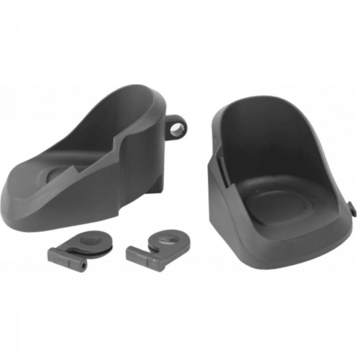 Pair of Footrests and Fixing Clips for Air Front and Rear Seats - Gray - 1