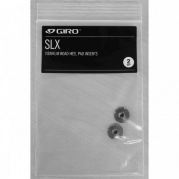 Titanium Threaded Washers for GIRO SLX Shoe Cleats - 2 Piece Kit - 1